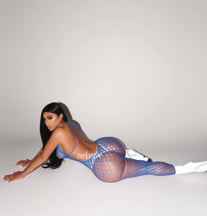 Suki O-Ring Fishnet Bodystocking Fits XS-L