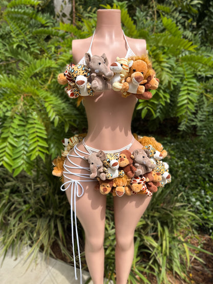 Jungle Princess — Safari Plush 3 Piece Set Fits XS-M