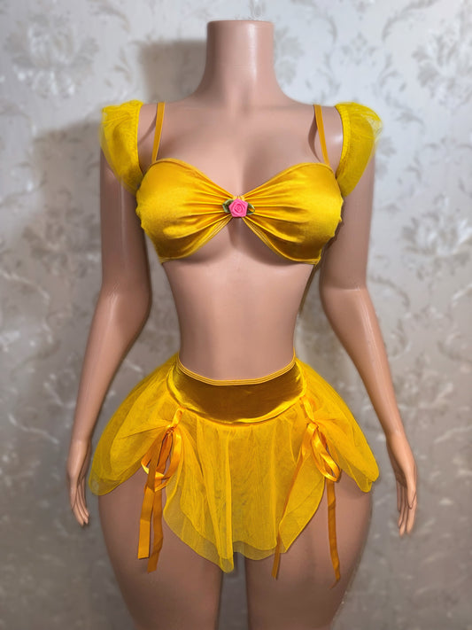 Belle Costume 4 Piece Set