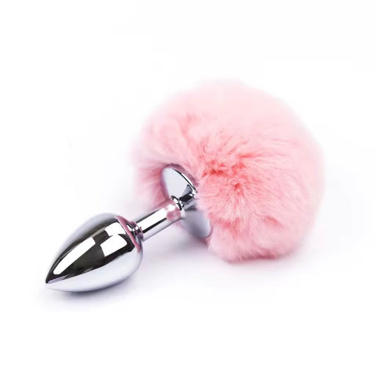 Plush Bunny Tail Plug Accessory Fits S