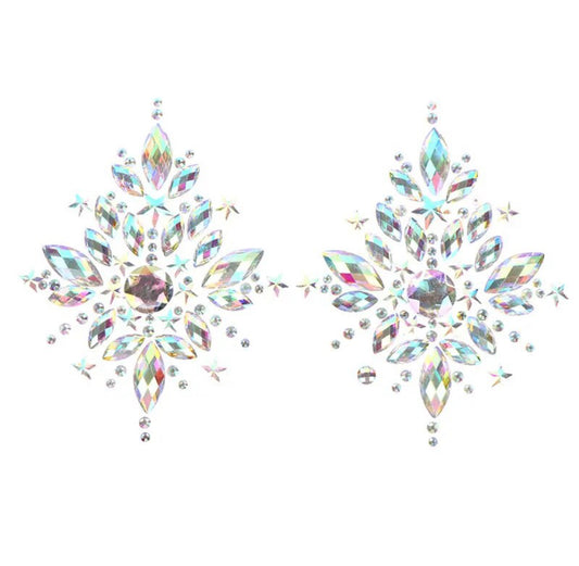 Crystal Pasties - Starburst Traditional with Stars