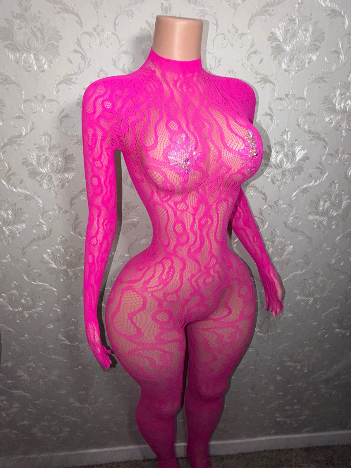 Hurricane Fishnet Jumpsuit and Martina Bikini Set XS-L