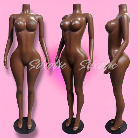 BBL Mannequin — Brown Skin Mannequin With Arms 5-9 day shipping US only. 20% off with code MANNEQUIN20
