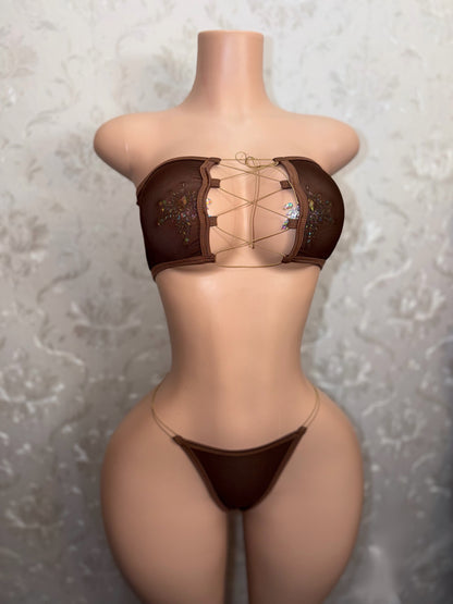 Dallas Sheer Mesh 2 Piece