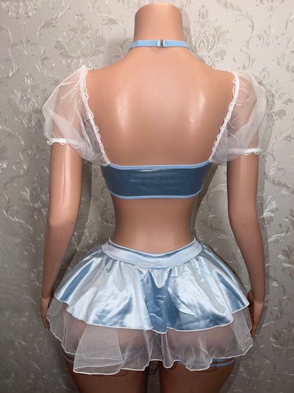 Glass Slipper Princess Costume 5 Piece Set