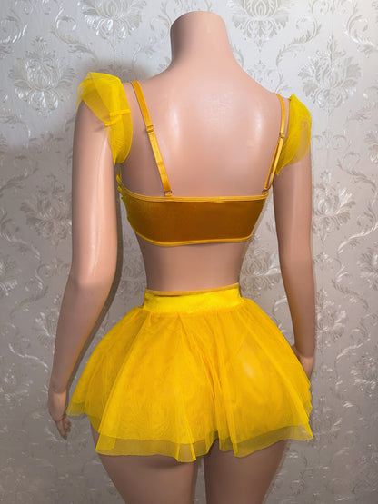 Belle Costume 4 Piece Set