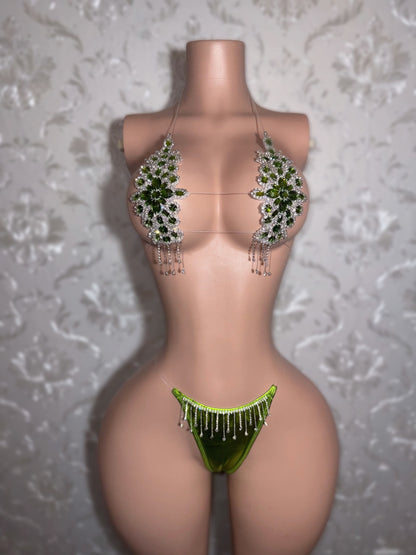 Dripping In Diamonds — Crystal Bikini Birthday Set