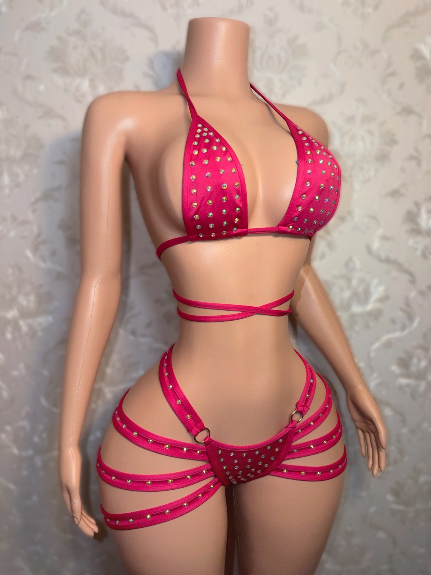 Georgia Peach Booty Cage Shorts Set Fits S-L