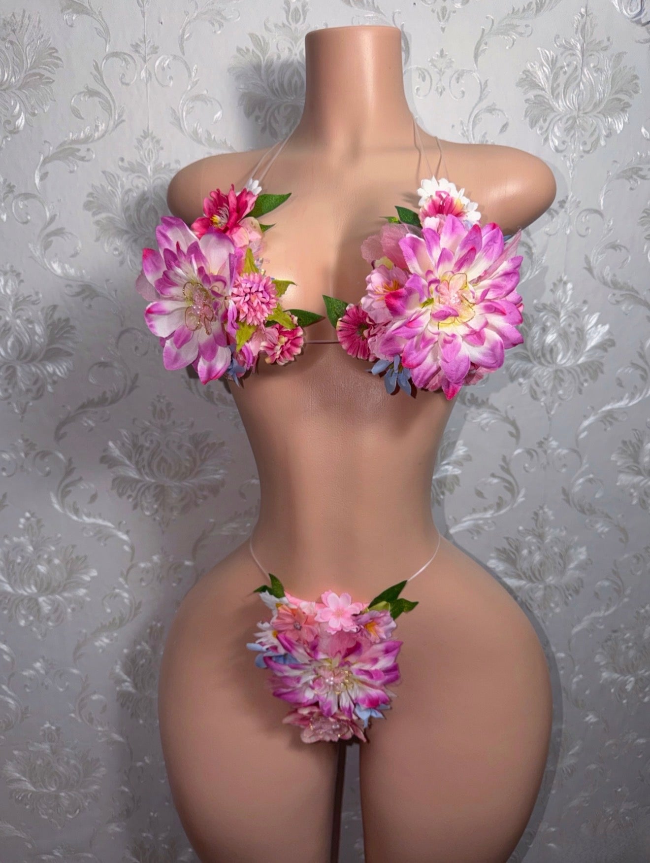 Eden Hyper-Realistic 3D Floral Bikini [Custom 1 of A Kind Remakes Only]