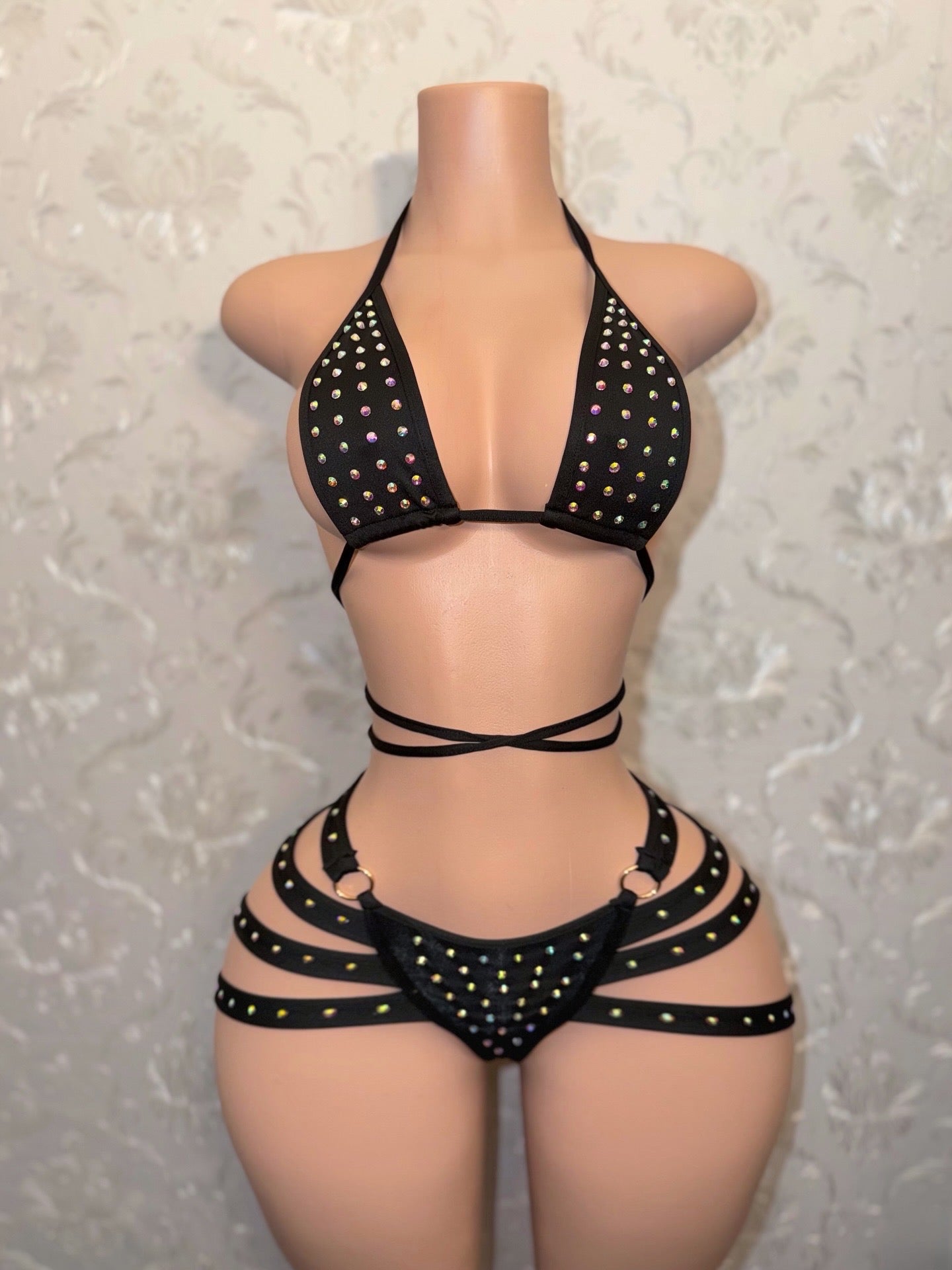 Georgia Peach Booty Cage Shorts Set Fits S-L