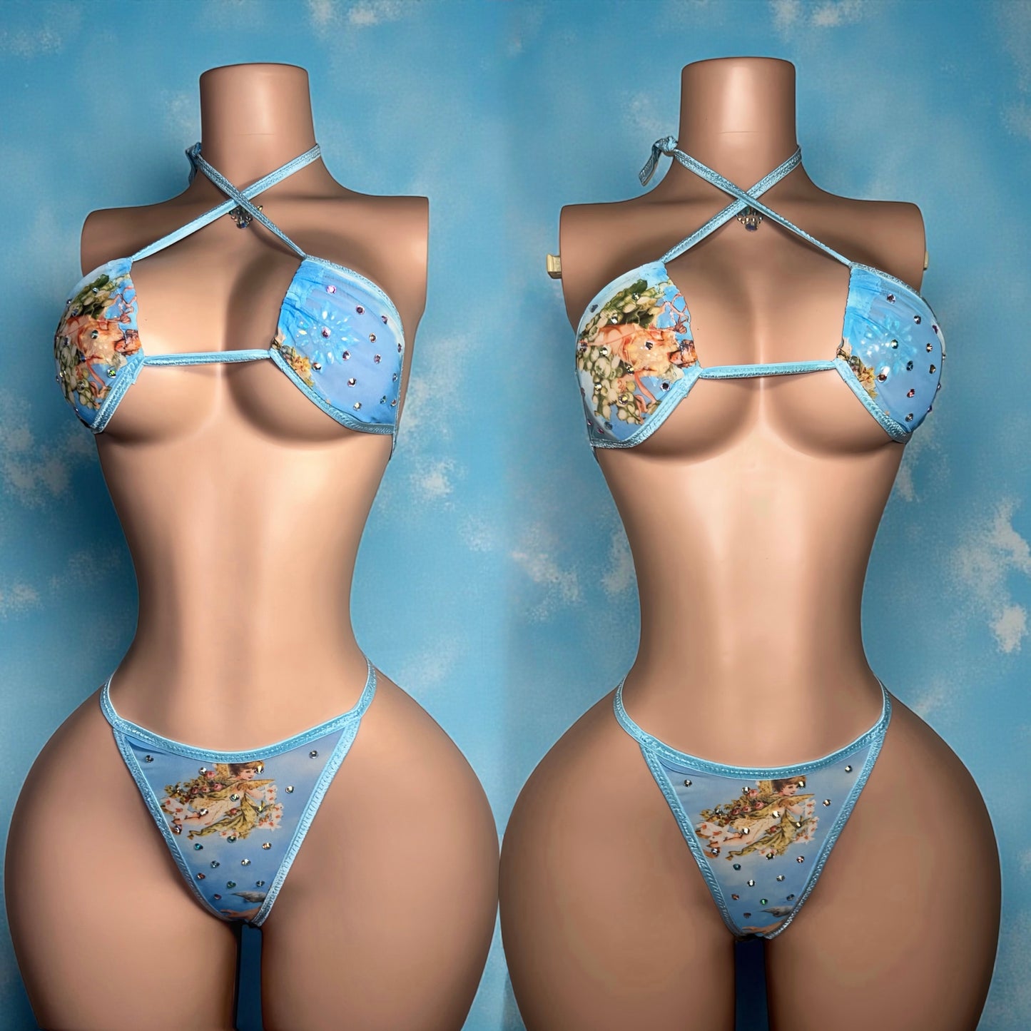 Sheer Angel Mesh Aphrodite Bikini