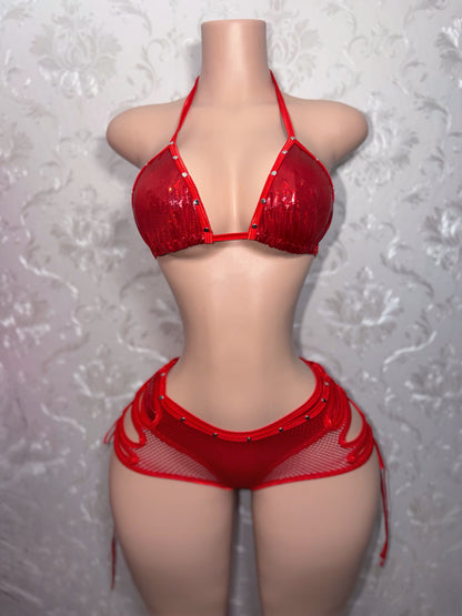Stunna Girl 3 Piece Low Rise Shorts Set