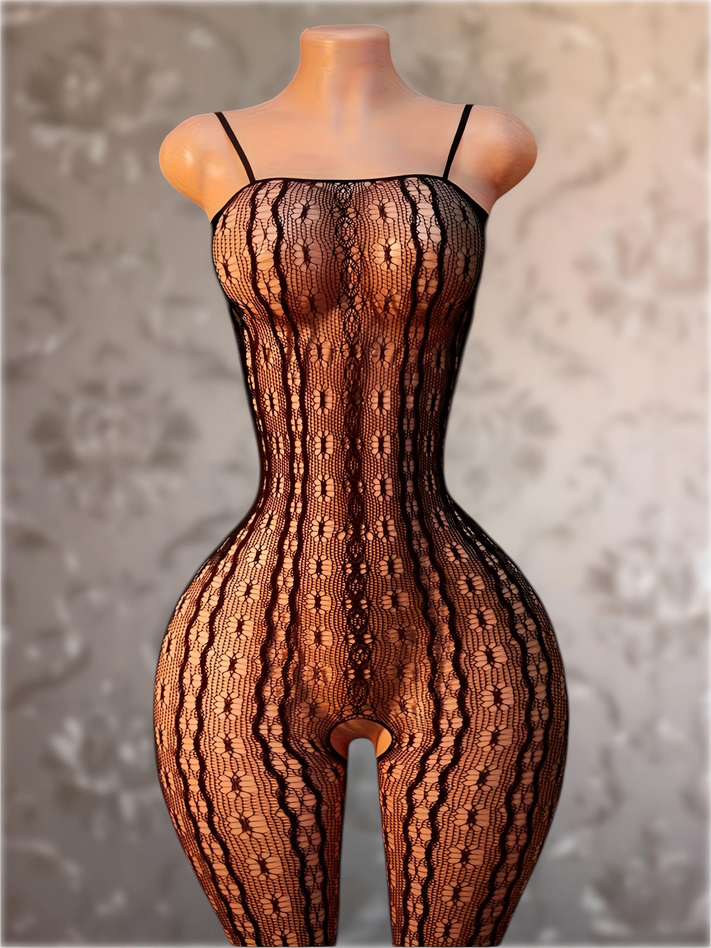 Mandala Lace Fishnet Bodystocking Fits XS-L