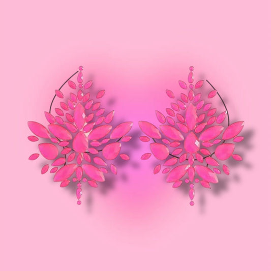 Hot Pink Crystal Gem Pasties