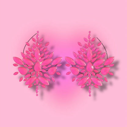 Hot Pink Crystal Gem Traditional Pasties