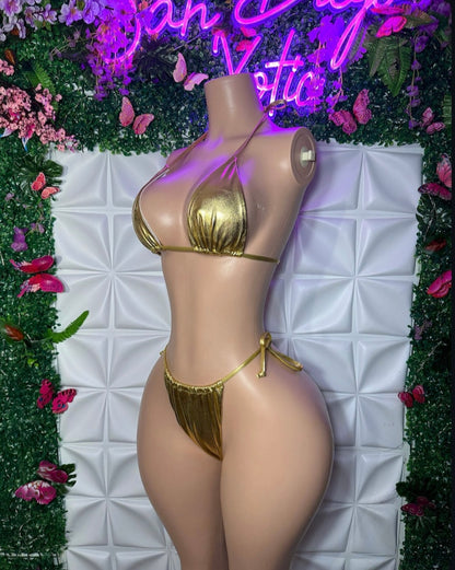 Glossiana — Swimwear Collection Metallic Bikini