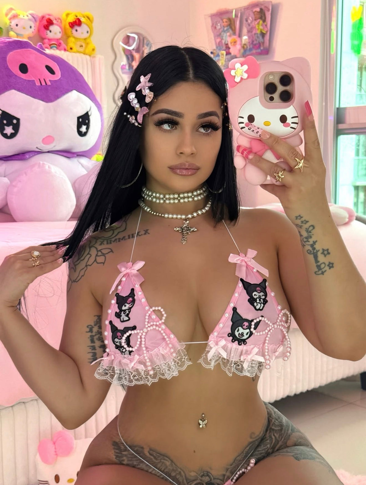 Kawaii Kouture Custom Ruffle Trim Bikini