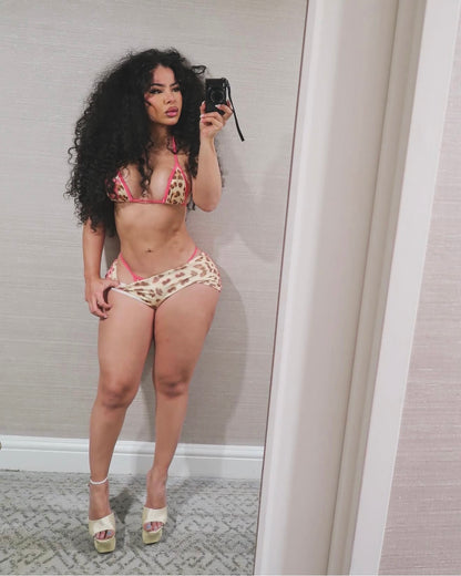 Sunset Blvd Low Rise Cheetah 3 Piece