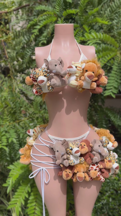 Jungle Princess — Safari Plush 3 Piece Set Fits XS-M